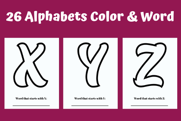 Download Alphabets Warmth Font - Coloring Page - Alphabet Collection
